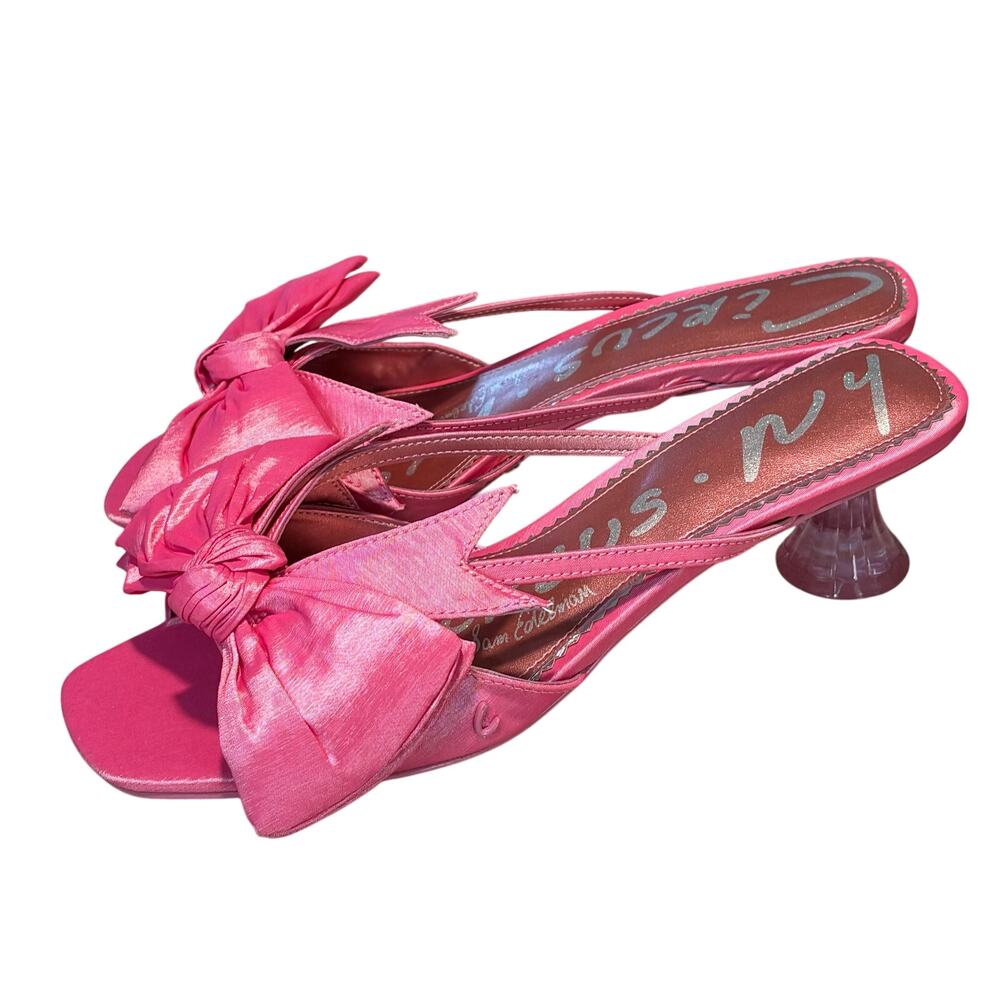 Circus NY Sam Edelman Women's Natalina Bow Kitten Heel Dress Sandals New Size 11